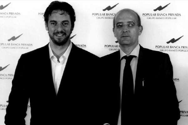 Arturo Ortega and Pau Gasol